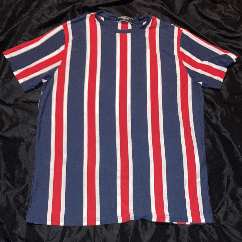 Forever 21 Men’s Medium Navy blue, Red, and White
